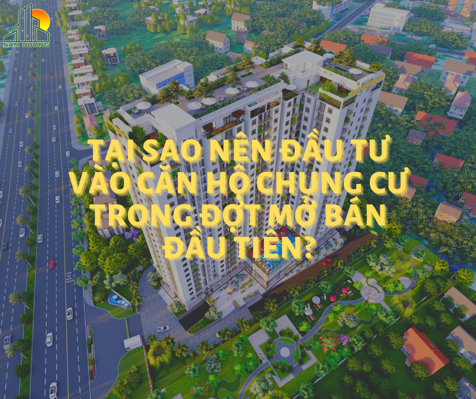 NHỮNG LỢI ÍCH KHI ĐẦU TƯ VÀO CĂN HỘ CHUNG CƯ TRONG ĐỢT MỞ BÁN ĐẦU TIÊN